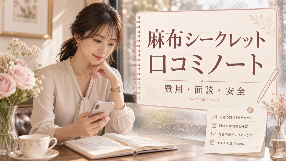 麻布シークレットレディの口コミはどう見る？登録前に確認したい評判・料金・安全性のイメージ