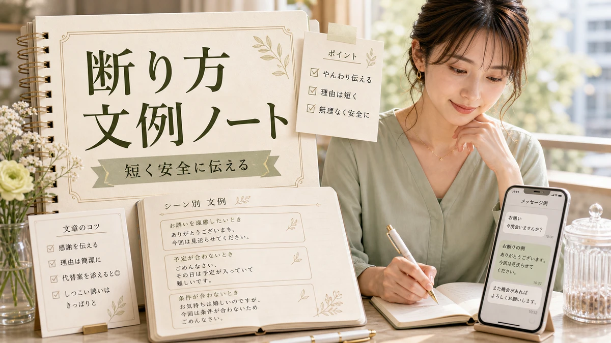 パパ活の断り方文例集｜顔合わせ後・継続中・しつこい相手までのイメージ