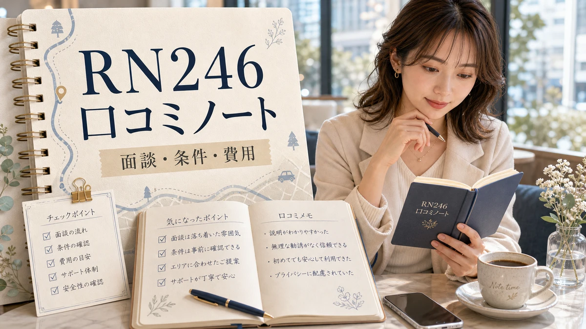 RN246の口コミはどう見る？登録前に確認したい評判・料金・安全性のイメージ