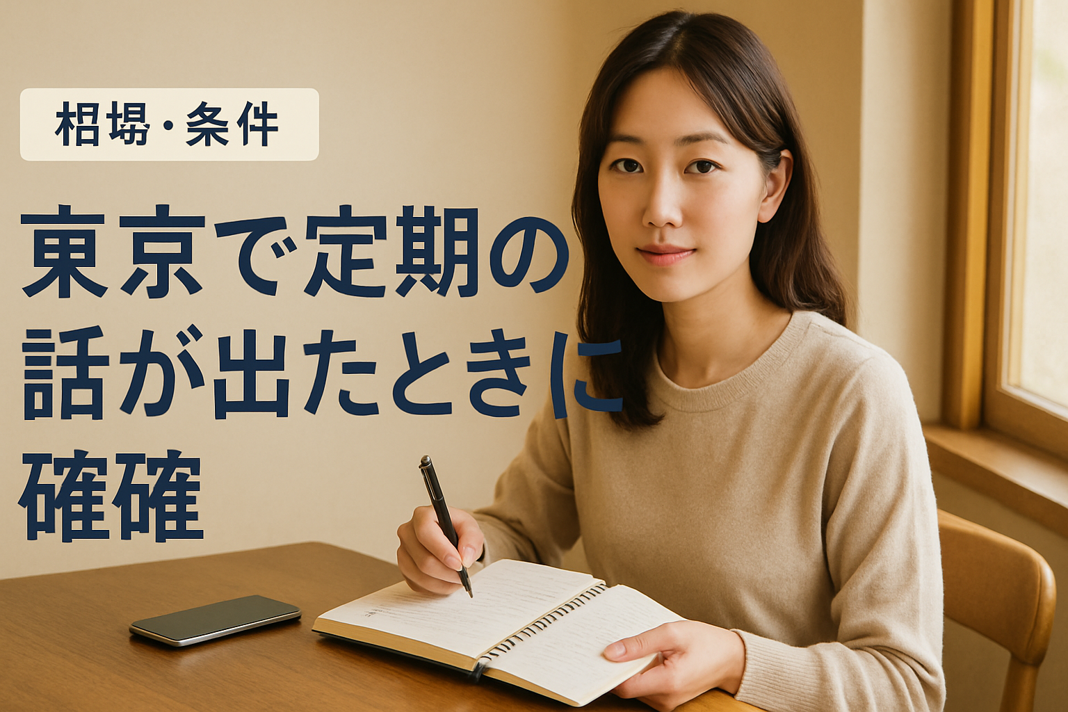 東京で定期の話が出たときに確認したい頻度・条件・断り方のイメージ